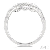 1/6 Ctw Round Cut Diamond Wedding Band in 14K White Gold