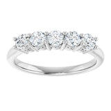 Platinum 1/2 CTW Lab-Grown Diamond  Anniversary Band