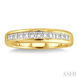 Channel Set Diamond Wedding Band