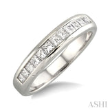 Channel Set Diamond Wedding Band