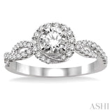 Semi-Mount Diamond Engagement Ring