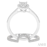 Pear Shape Lovebright Diamond Wedding Set