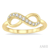 Infinity Shape Diamond Fashion Ring