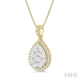 Pear Shape Lovebright Essential Diamond Pendant