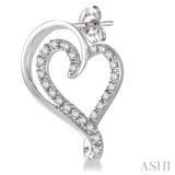 Heart Shape Diamond Fashion Earrings