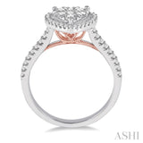 Heart Shape Lovebright Essential Diamond Ring