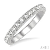 Pave-Set Diamond Wedding Band