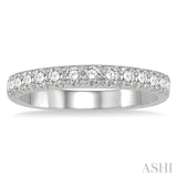 Pave-Set Diamond Wedding Band