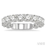 Prong-Set Diamond Wedding Band