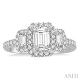 Past Present & Future Diamond Engagement Ring