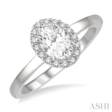 Oval Shape Diamond Engagement Ring