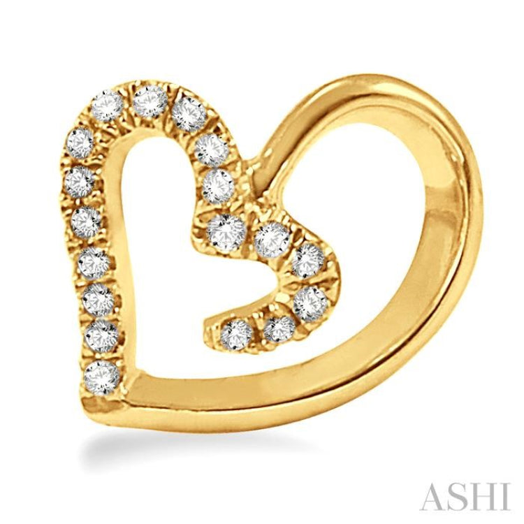 Heart Shape Diamond Fashion Earrings