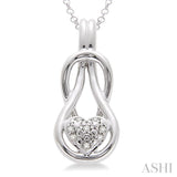 Silver Diamond Fashion Pendant