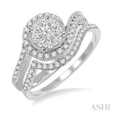 Lovebright Diamond Wedding Set