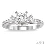 Past Present & Future Diamond Engagement Ring