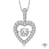 Heart Shape Emotion Diamond Pendant