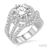 Semi-Mount Diamond Engagement Ring