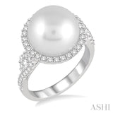 Pearl & Diamond Fashion Ring