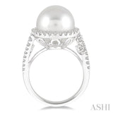 Pearl & Diamond Fashion Ring