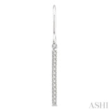 Straight Bar Diamond Earrings