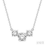 Past Present & Future Diamond Necklace