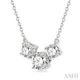 Past Present & Future Diamond Necklace