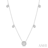 Lovebright Diamond Station Necklace