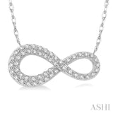 Infinity Shape Diamond Necklace