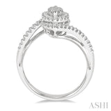 Marquise Shape Lovebright Diamond Engagement Ring