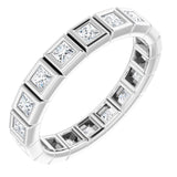 Bezel-Set Eternity Band