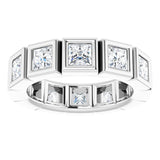 Bezel-Set Eternity Band