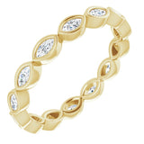Bezel-Set Eternity Band