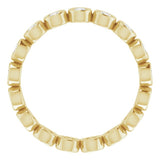 Bezel-Set Eternity Band