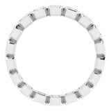 Bezel-Set Eternity Band