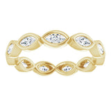 Bezel-Set Eternity Band