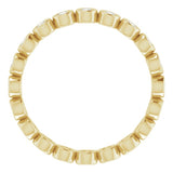 Bezel-Set Eternity Band