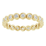 Bezel-Set Eternity Band