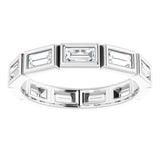 Bezel-Set Eternity Band