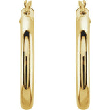 Tube Hoop Earrings