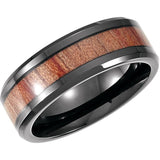 Cobalt Casted Band With Inlay