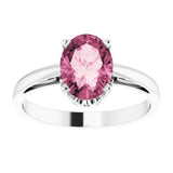 Solitaire Scroll Setting® Ring