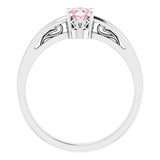 Solitaire Scroll Setting® Ring