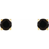 Round 4-Prong Lightweight Stud Earrings