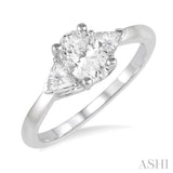 Oval Shape Diamond Engagement Ring