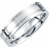 Tungsten Grooved Band