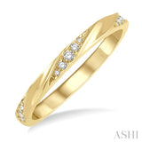Stackable Diamond Wedding Band