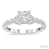 Semi-Mount Diamond Engagement Ring