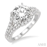 Semi-Mount Diamond Engagement Ring