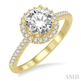 Semi-Mount Diamond Engagement Ring