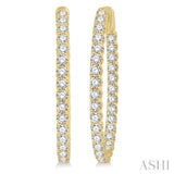 Inside-Out Diamond Hoop Earrings